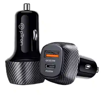  pTron Bullet Zip Mini 52.5W Car Charger with Dual Output